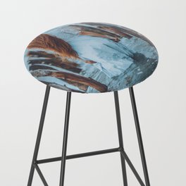 Last days of Virginia Woolf; tides of England's River Ouse female magical realism color portrait photograph / photography Bar Stool