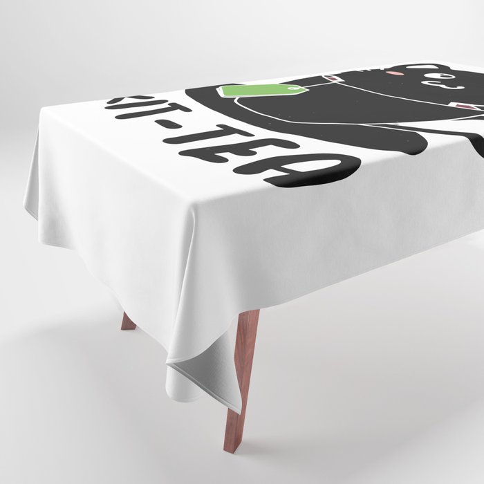 Kit-tea Funny Kitten Cat Lover Tablecloth