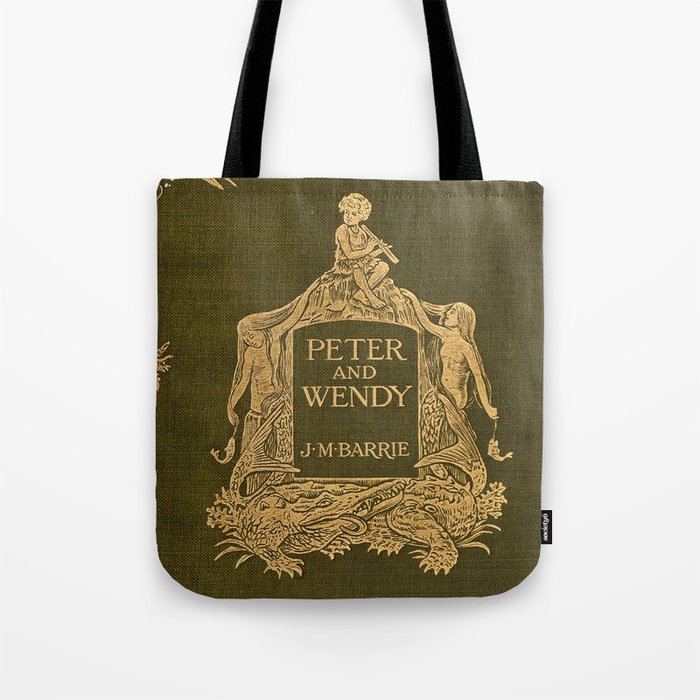 Peter and Wendy Antique Book Cover First Edition  Tote Bag