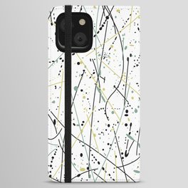 Abstract Mid Century Modern iPhone Wallet Case