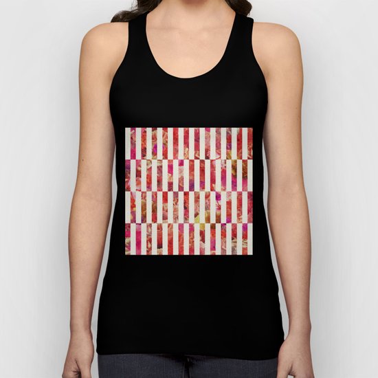 PINK FLORAL ORDER Unisex Tank Top