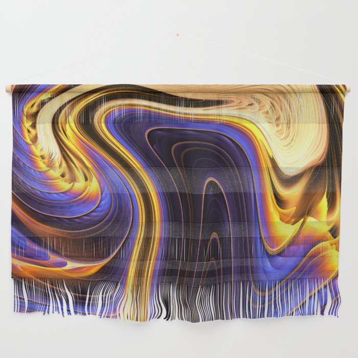 Abstract Waves Pattern  Wall Hanging