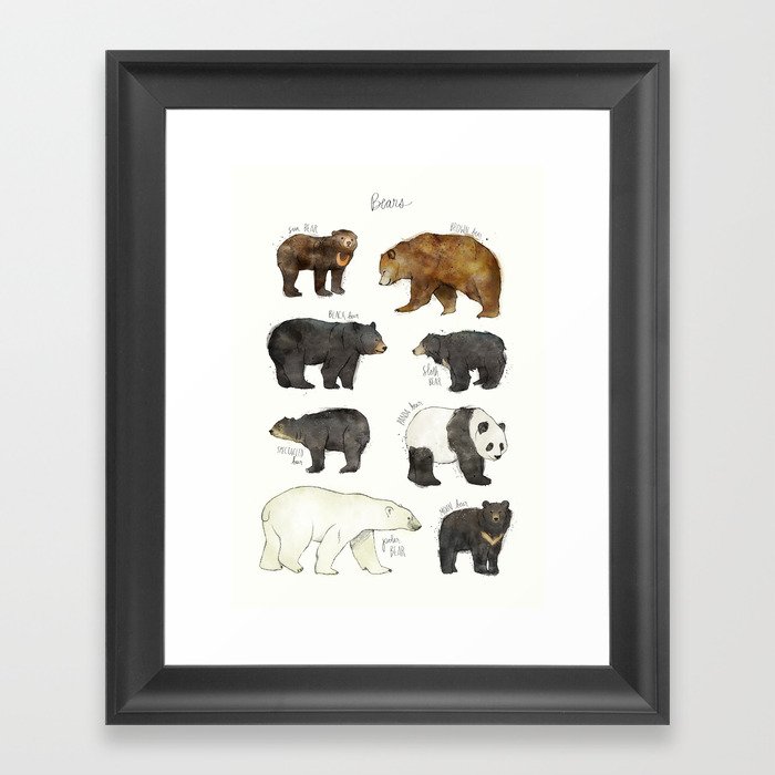 Bears Framed Art Print