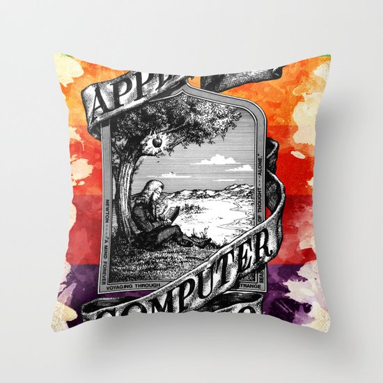 The Apple iVolution Throw Pillow