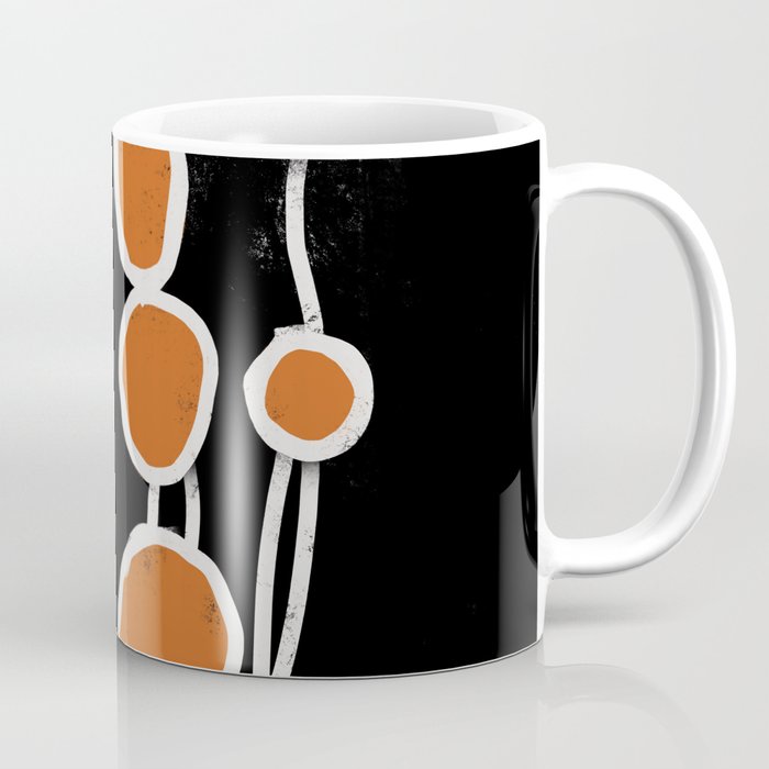 Dandelions - Playful, Modern, Abstract Painting Coffee Mug