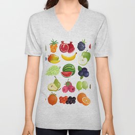 Bright fruit and berry mix V Neck T Shirt