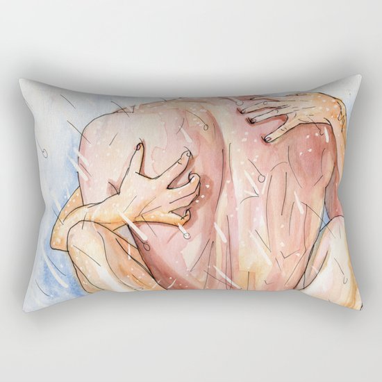shower sex Rectangular Pillow