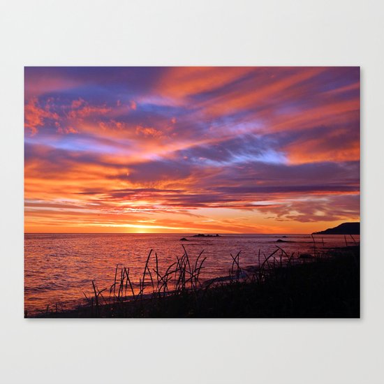 First Light at Sea Canvas Print