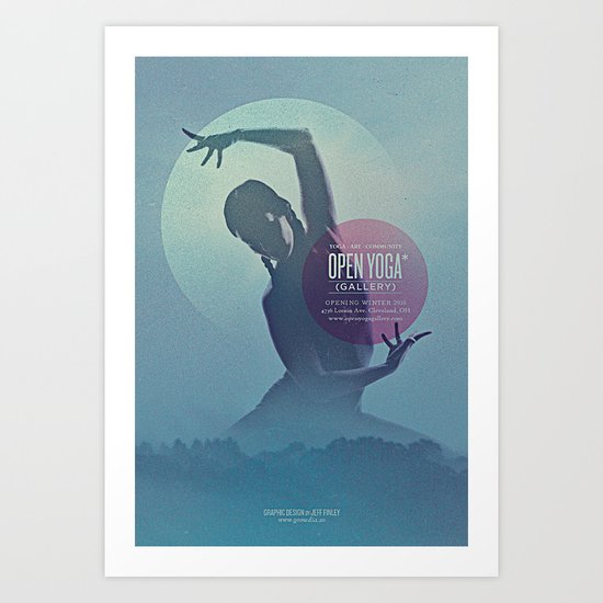 Open Yoga Gallery Art Print