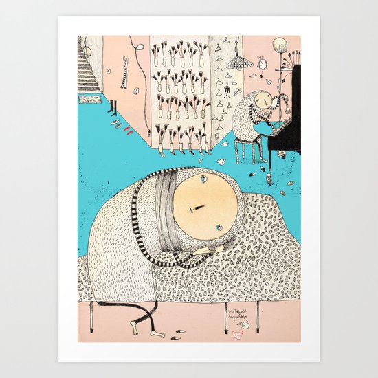 My daily life. Art Print