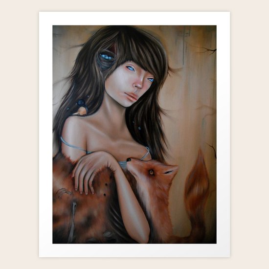 Among the Trees Art Print