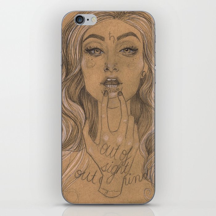 Out of Sight, Out of Mind iPhone Skin