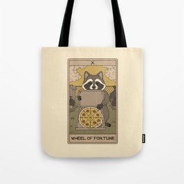 Wheel of Fortune - Raccoons Tarot Tote Bag