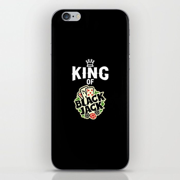 Blackjack Player Casino Basic Strategy Game Cards iPhone Skin