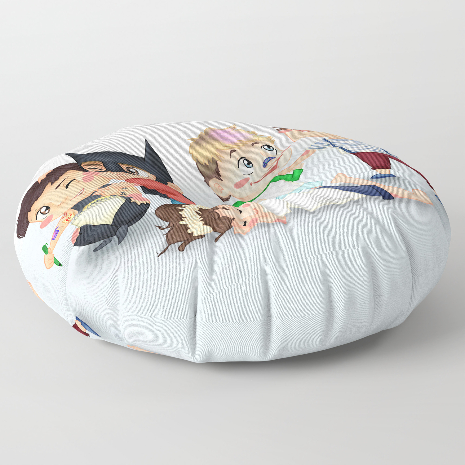 Chibi Kids Ot5 Floor Pillow By Maeinchains Society6