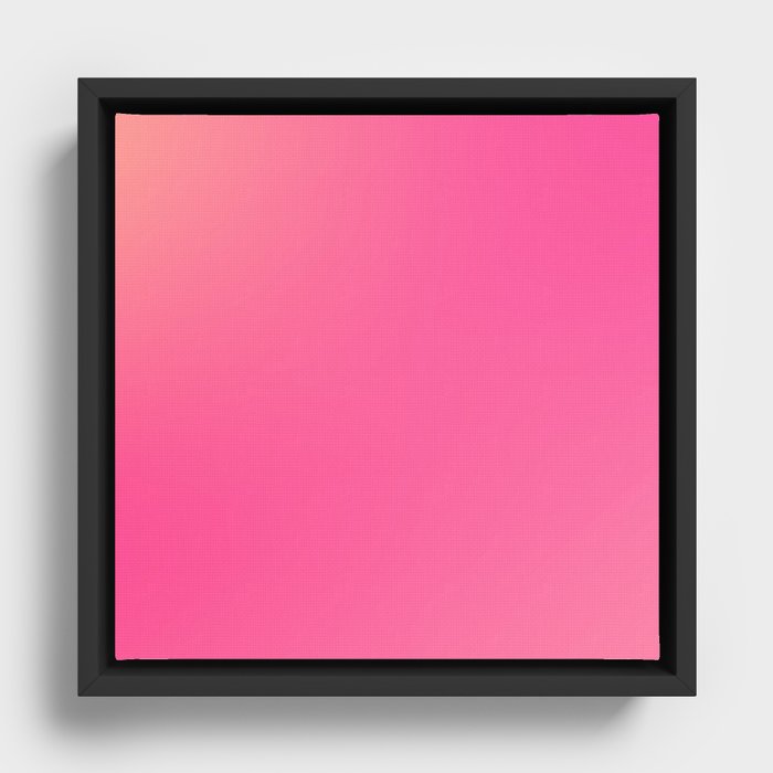 27  Pink Gradient Background Colour Palette 220721 Aura Ombre Valourine Digital Minimalist Art Framed Canvas