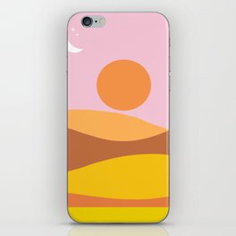 Minimalistic Arabian Desert Landscape iPhone Skin