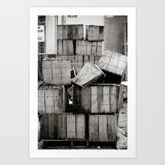Stacks... Art Print