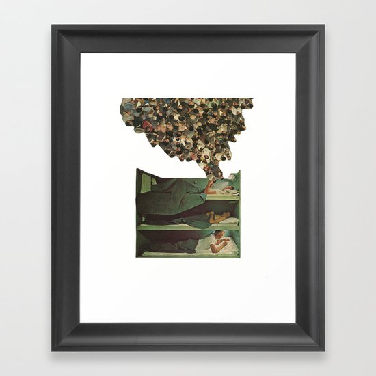 top bunk Framed Art Print