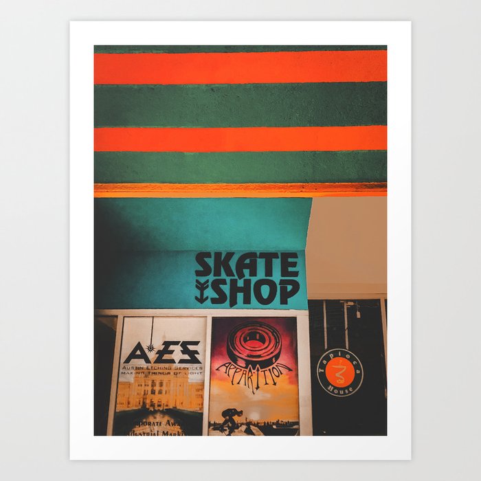 The Skate Shop Art Print