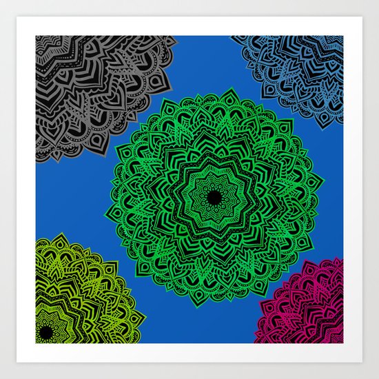 My Angel Spirit Mandhala | Secret Geometry Art Print