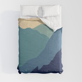 Mountains & River II Comforter