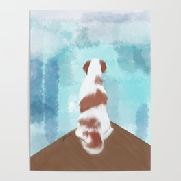 Deschutes The Brittany Spaniel Poster