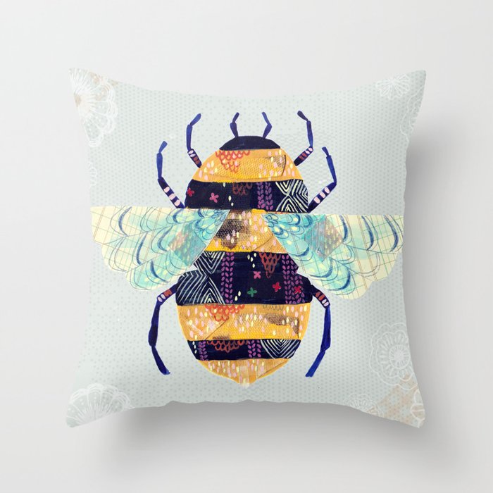 bee Throw Pillow