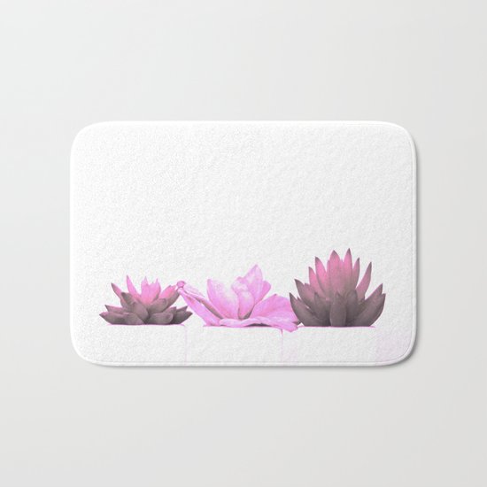 Pink Cactus Bath Mat