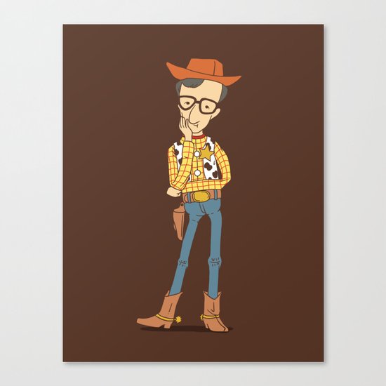 Woody Allen Canvas Print