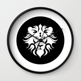 Lion symbol circle Wall Clock