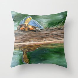By The River by Teresa Thompson Throw Pillow