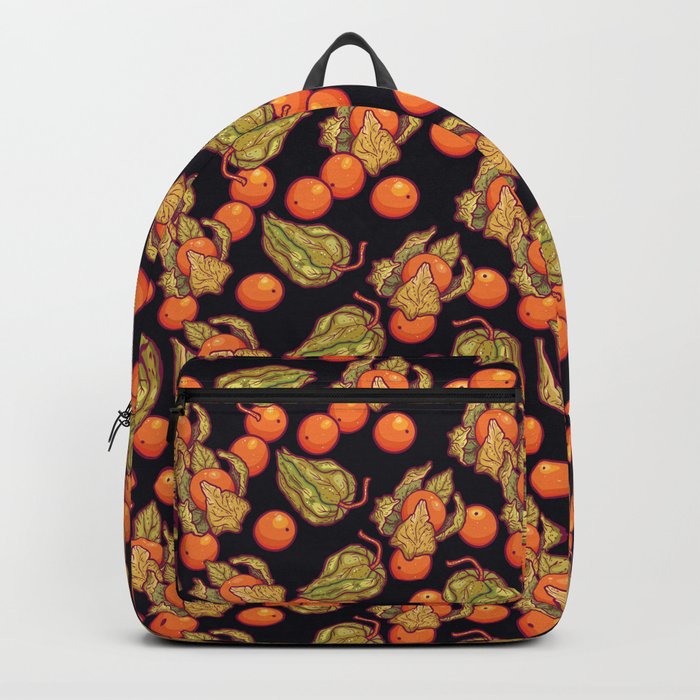 Physalis pattern Backpack