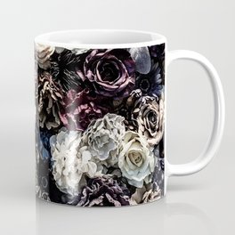 Flower Wall // Desaturated Vintage Floral Accent Background Jaw Dropping Decoration Coffee Mug