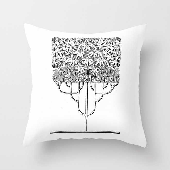Tree Collection -3 Throw Pillow
