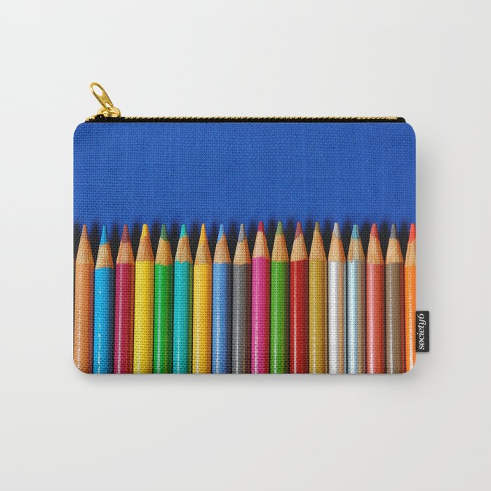 Colorful pencil crayons Carry-All Pouch