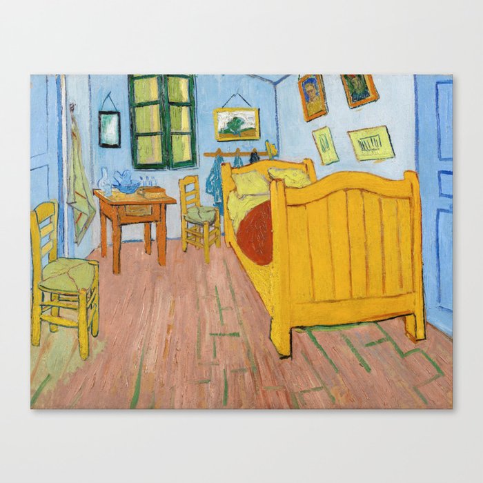 Vincent van Gogh - Vincent's Bedroom in Arles 1888 Canvas Print