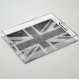 Union Jack Vintage 3:5 grayscale Acrylic Tray
