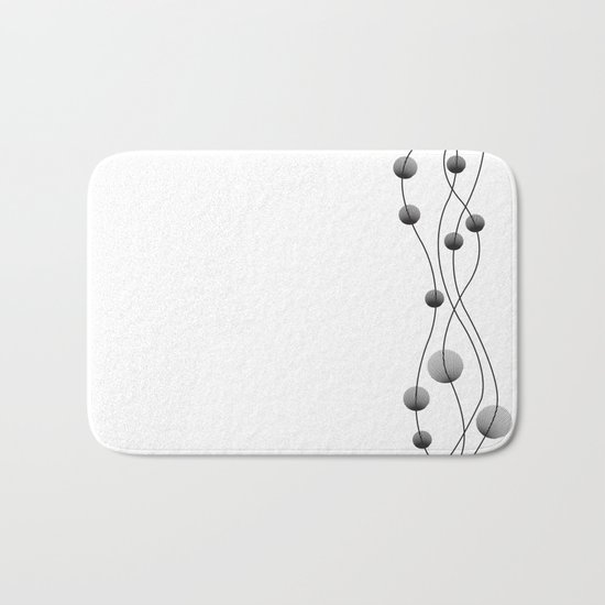 Interstellar Flowers Bath Mat
