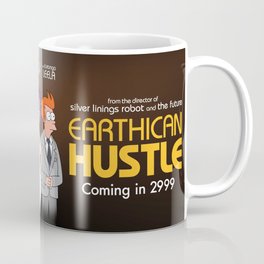 Earthican Hustle parody movie poster - B Coffee Mug
