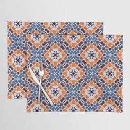Moroccan tile - blue mosaic Placemat