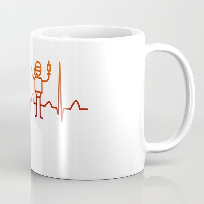 Anesthesiologist Heartbeat Coffee Mug