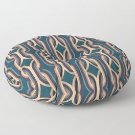 Geometric Chain Link 1 Floor Pillow