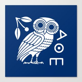 The Owl of Athena Canvas Print