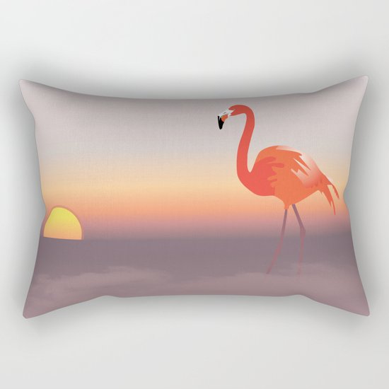 Floating diva in pink Rectangular Pillow