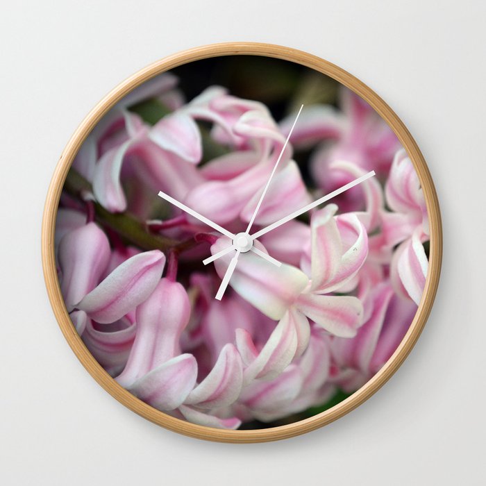 Fragrant Hyacinthus Wall Clock