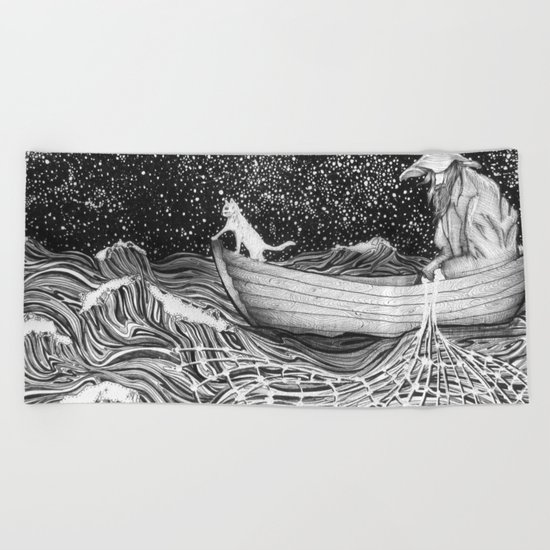 The Fisherman's Companion Beach Towel