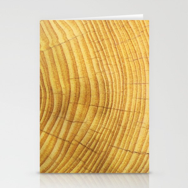 Yellow wood Stationery Cards