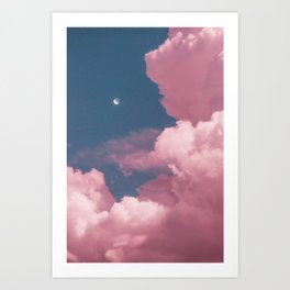 pink dreams Art Print | Cielo, Long Exposure, Curated, Space, Sky, Nasa, Photo, Galaxy, Color, Digital Manipulation 