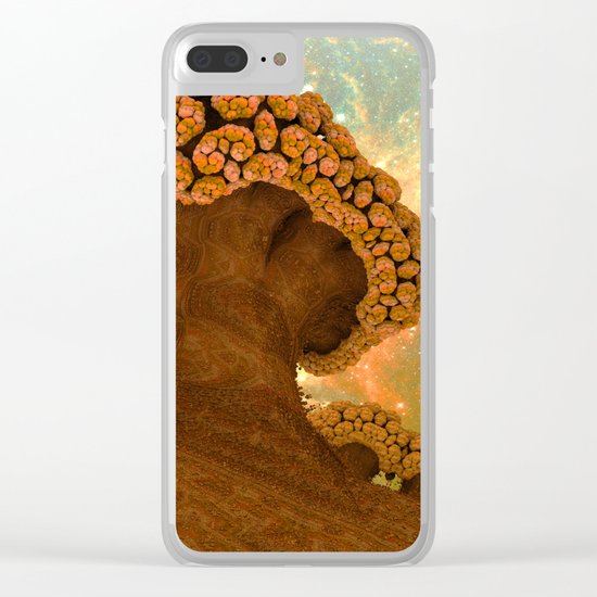 Broccoli Planet in Fall Clear iPhone Case